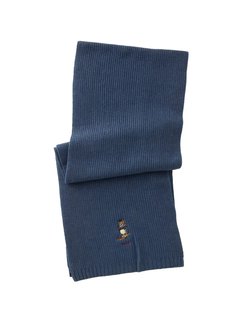 Polo Ralph Lauren Polo Bear geribbelde sjaal Blauw