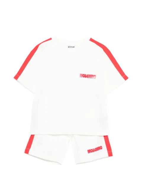 Moschino Kids striped shorts set