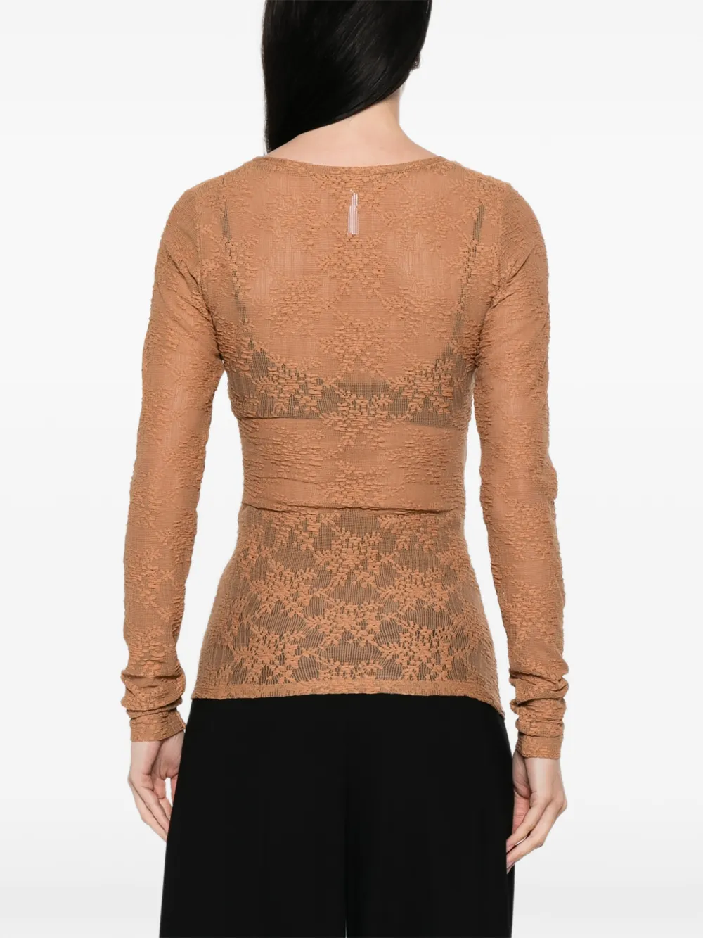 IMPERIAL Top met lange mouwen Beige