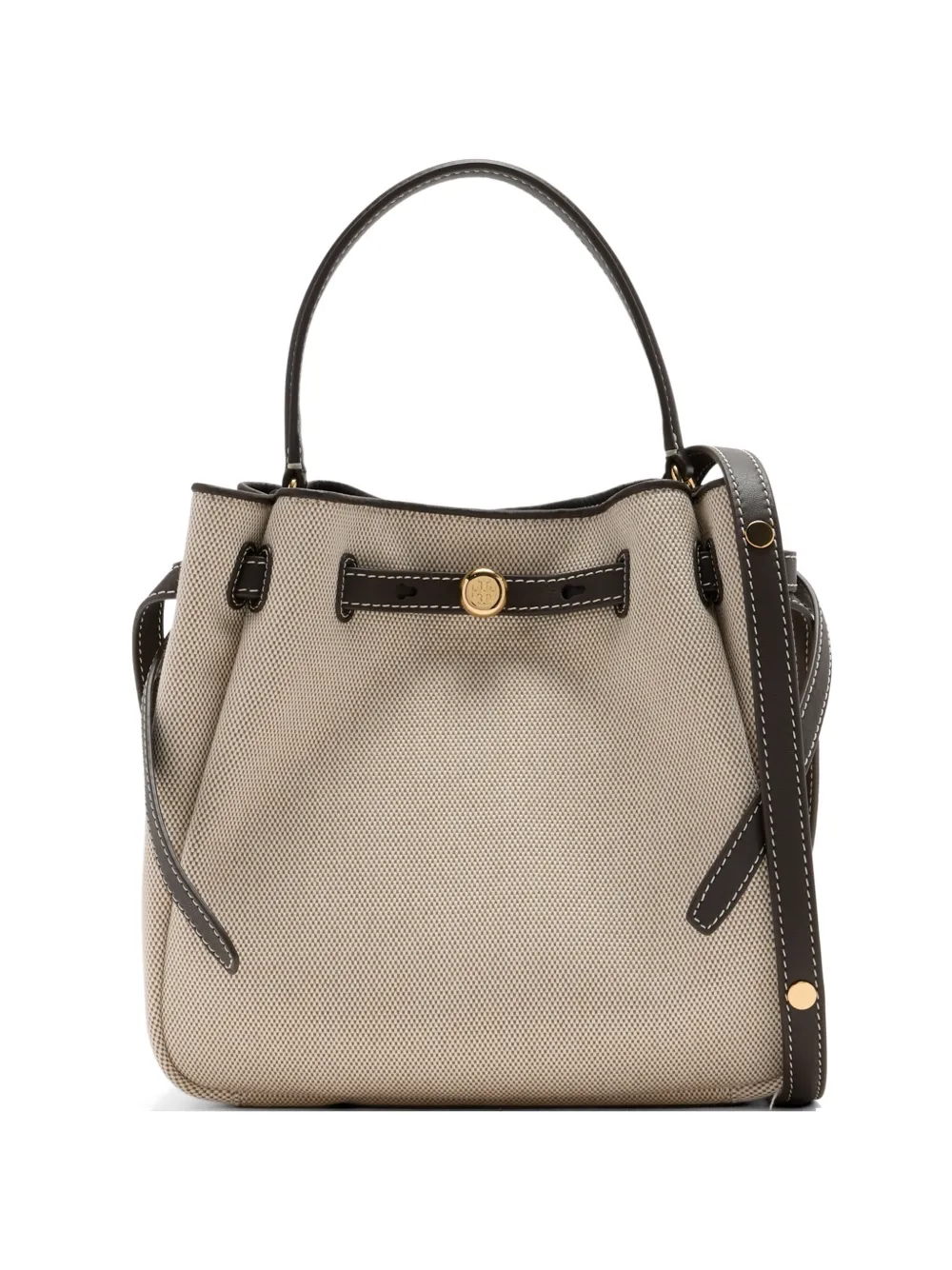 Tory Burch Romy Beuteltasche mit Kordelzug - Nude