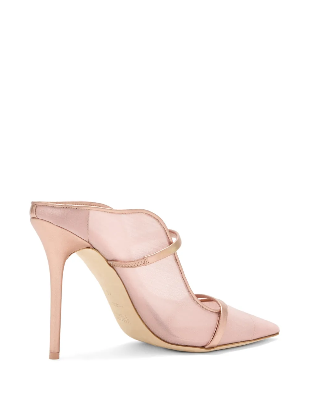 Malone Souliers Maureen muiltjes met bandjes Roze