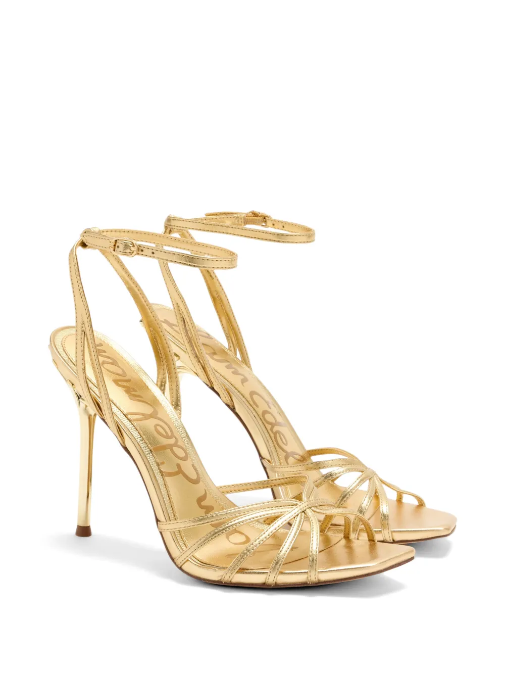 Sam Edelman Lili pumps met bandjes en hak Goud