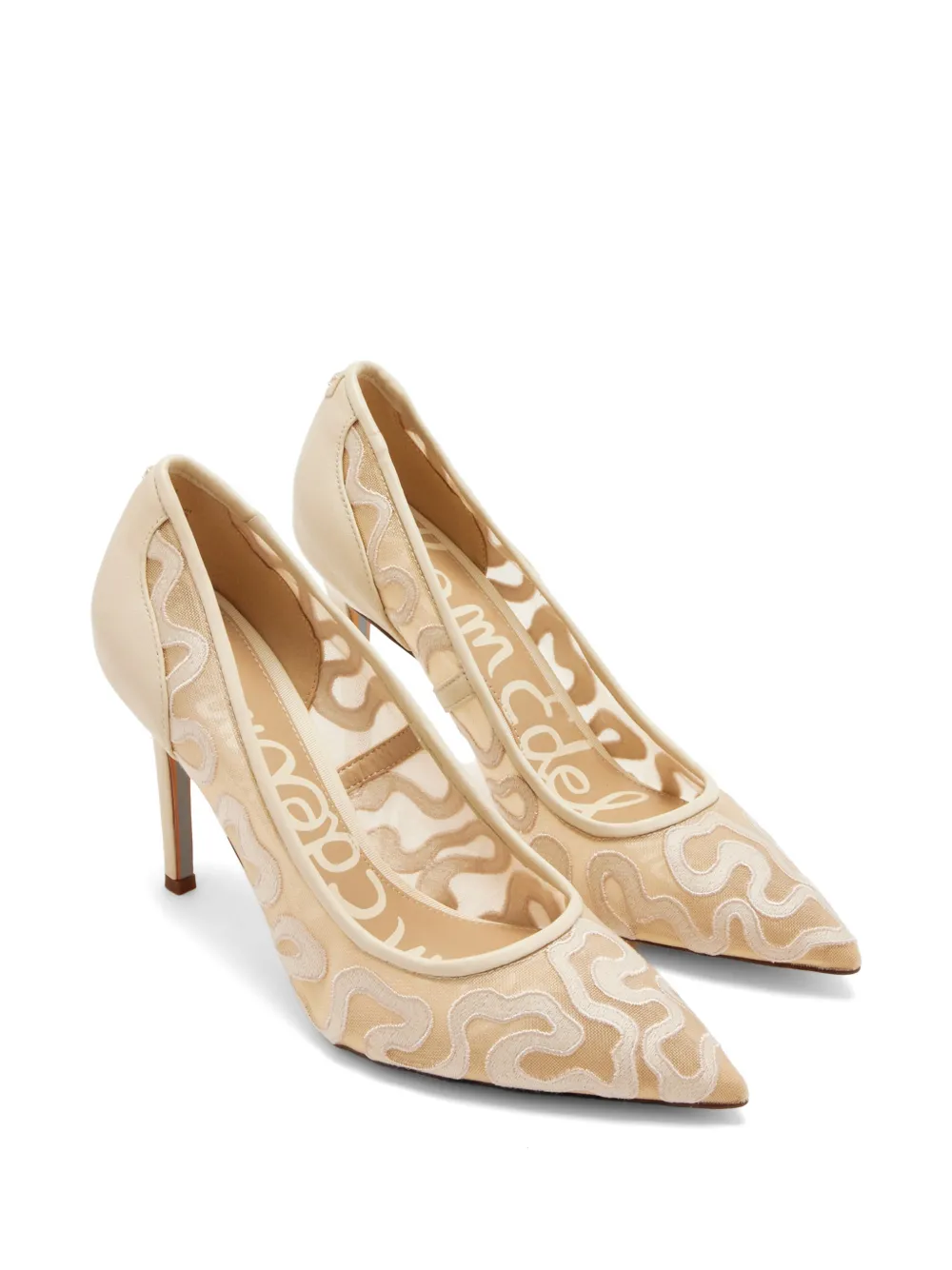 Sam Edelman Pumps met borduurwerk Beige
