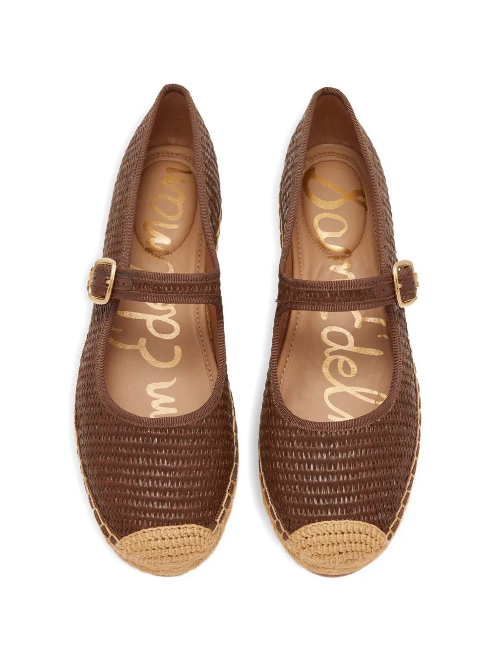 Sam Edelman Espadrilles met gespbandjes Bruin