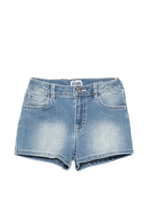 Moschino Kids floral-embroidered shorts