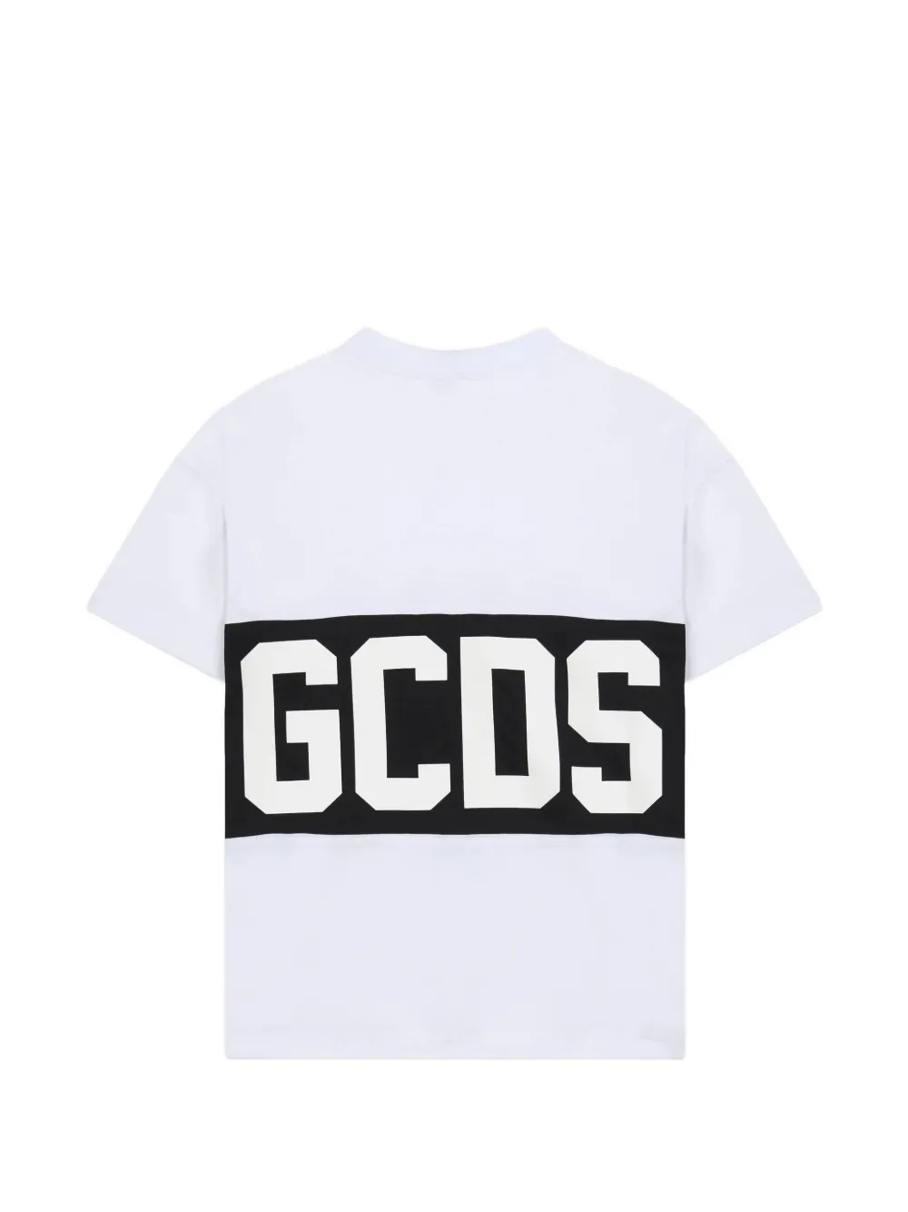 Gcds Kids T-shirt met logoprint Wit