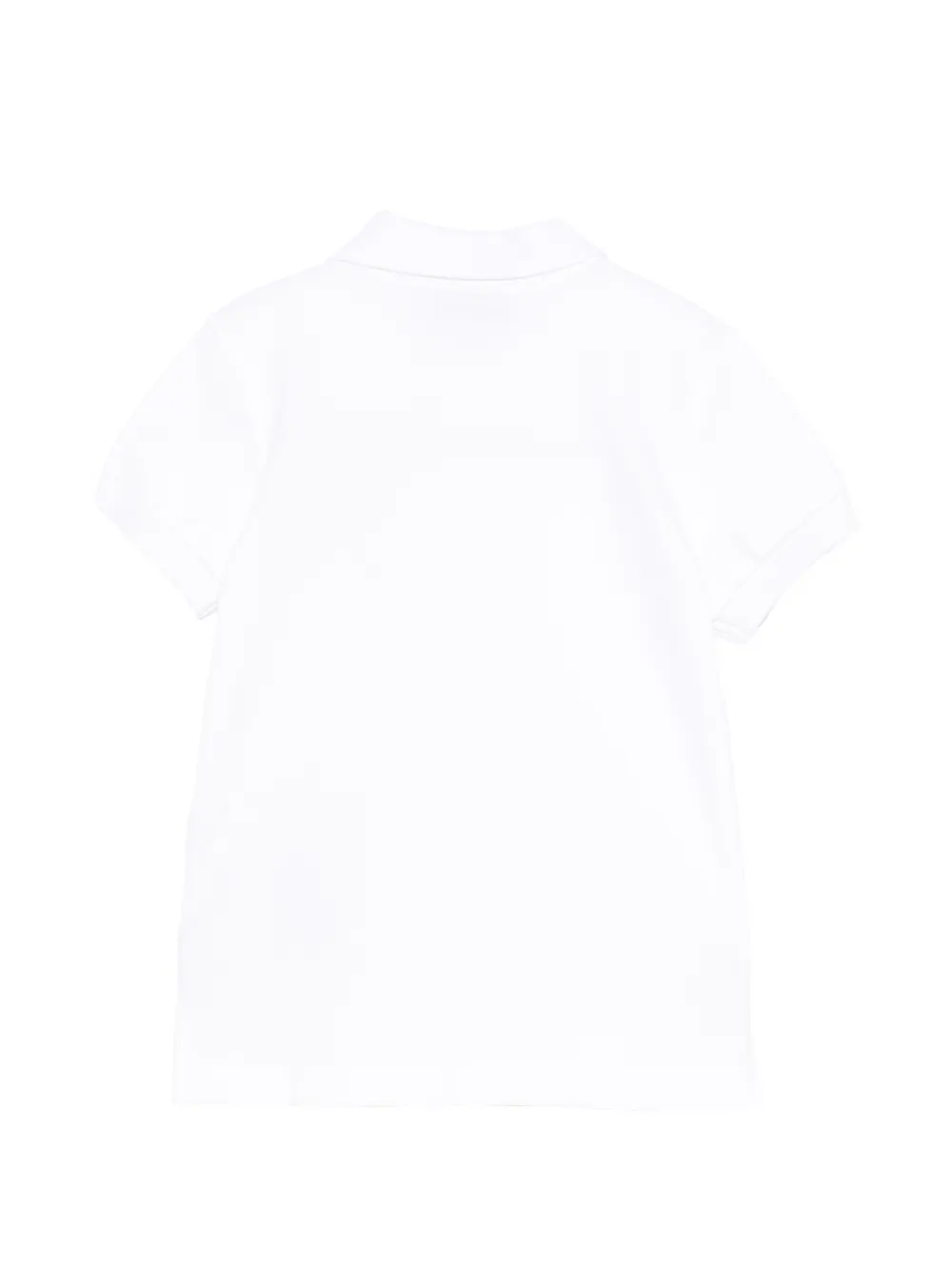 Moschino Kids Poloshirt met logo Wit