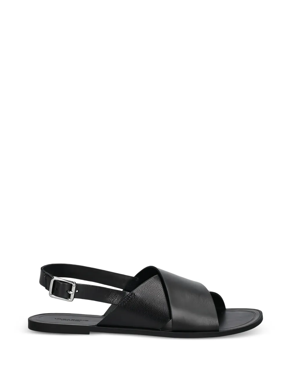 VAGABOND crossover leather sandals - Black