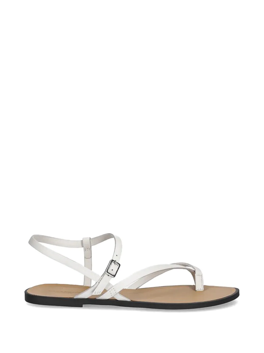 VAGABOND strap buckle sandals - White