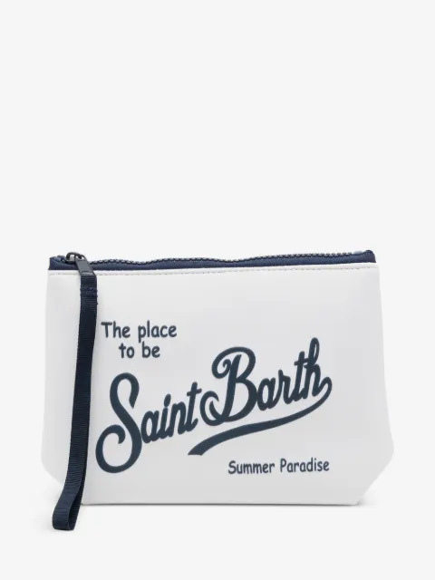 MC2 Saint Barth Aline graphic zip clutch bag