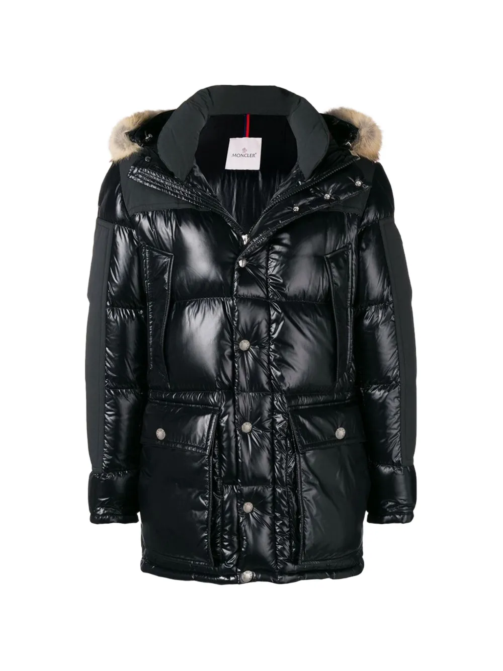 Moncler hooded puffer jacket - Nero