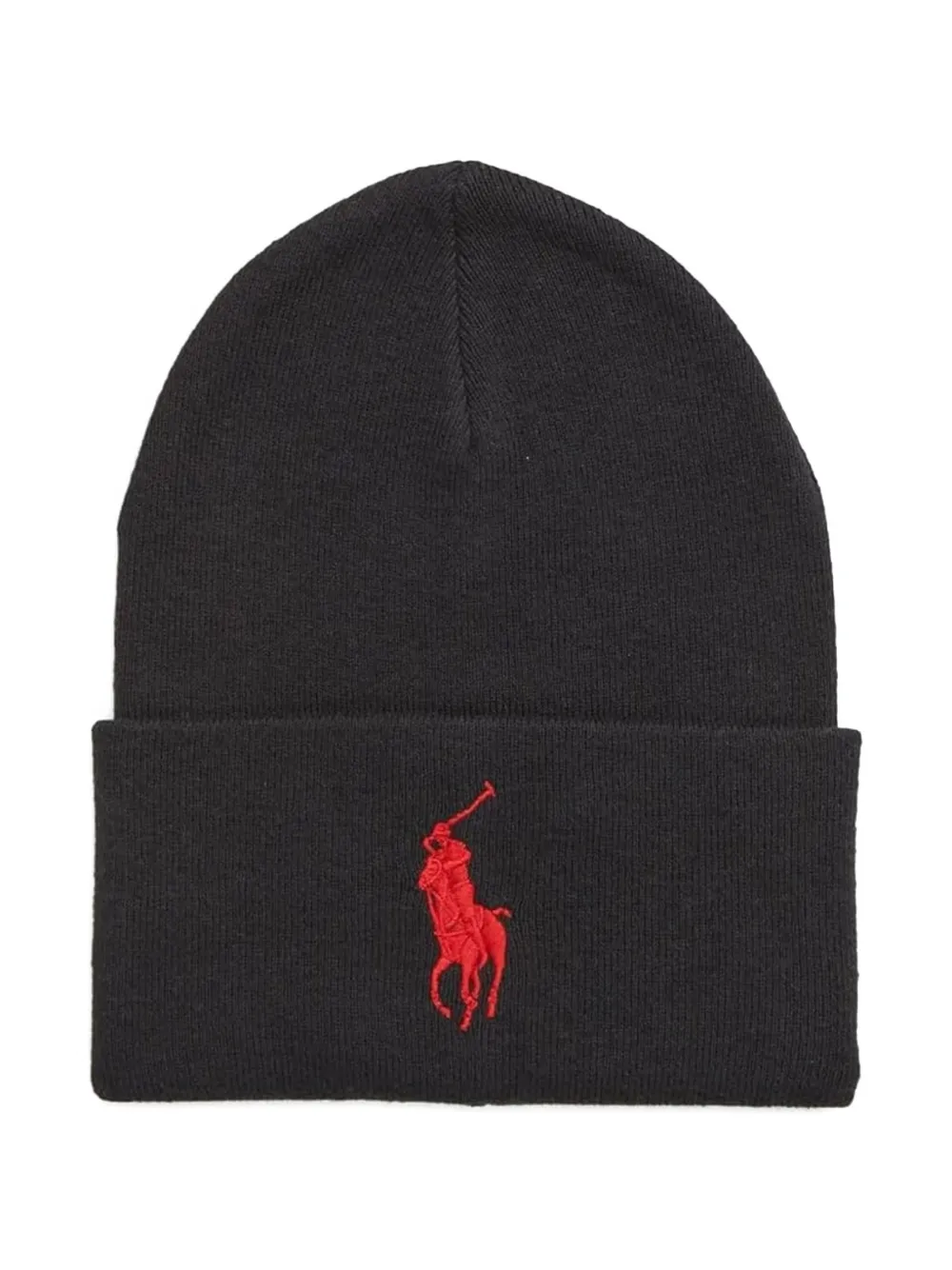 Polo Ralph Lauren Big Pony cuff beanie hat - Nero