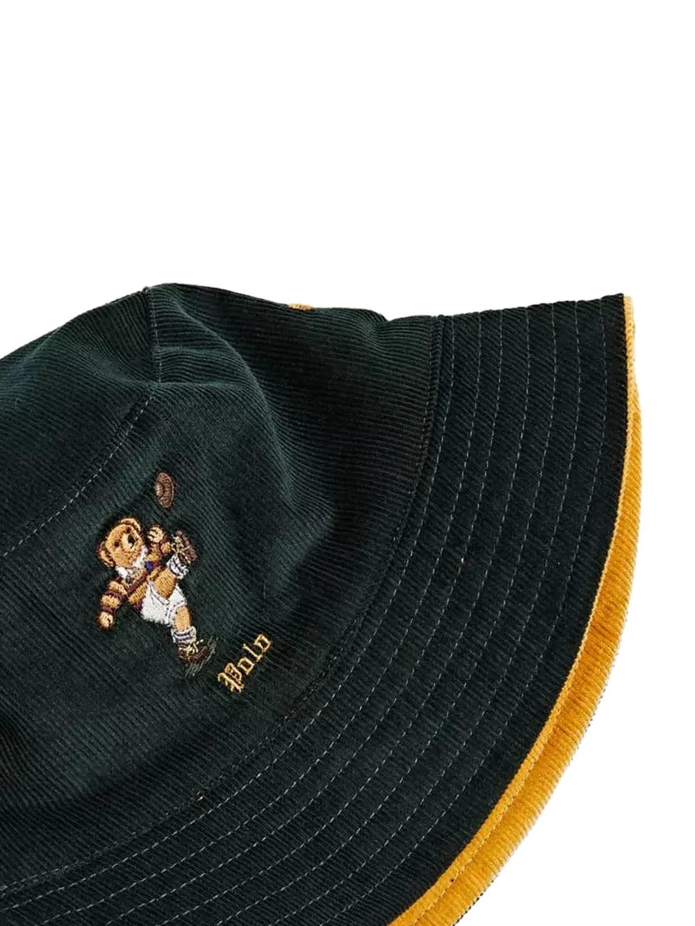 Polo Ralph Lauren Vissershoed met geborduurde beer Groen