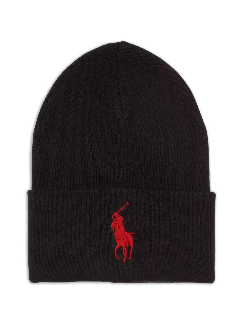 Polo Ralph Lauren Big Pony cuff beanie hat - Nero