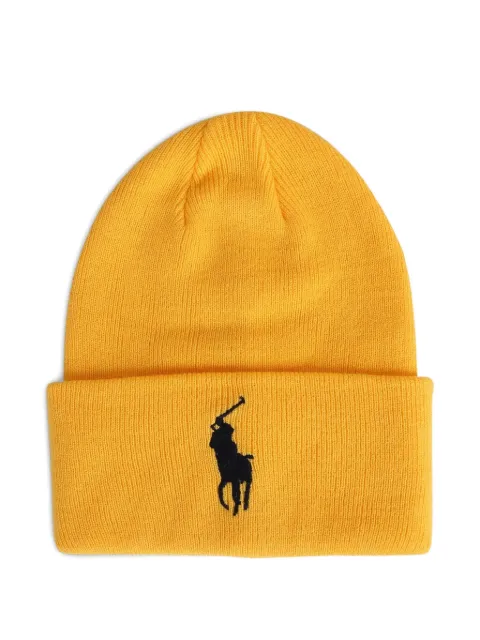 Polo Ralph Lauren Big Pony muts met omgeslagen rand