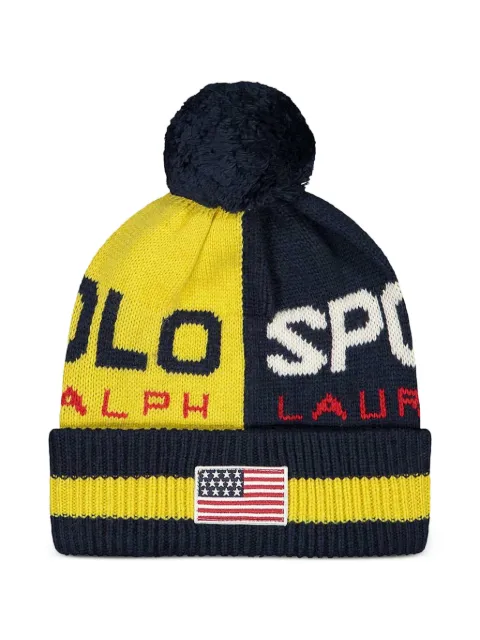Polo Ralph Lauren Colourblock beanie hat
