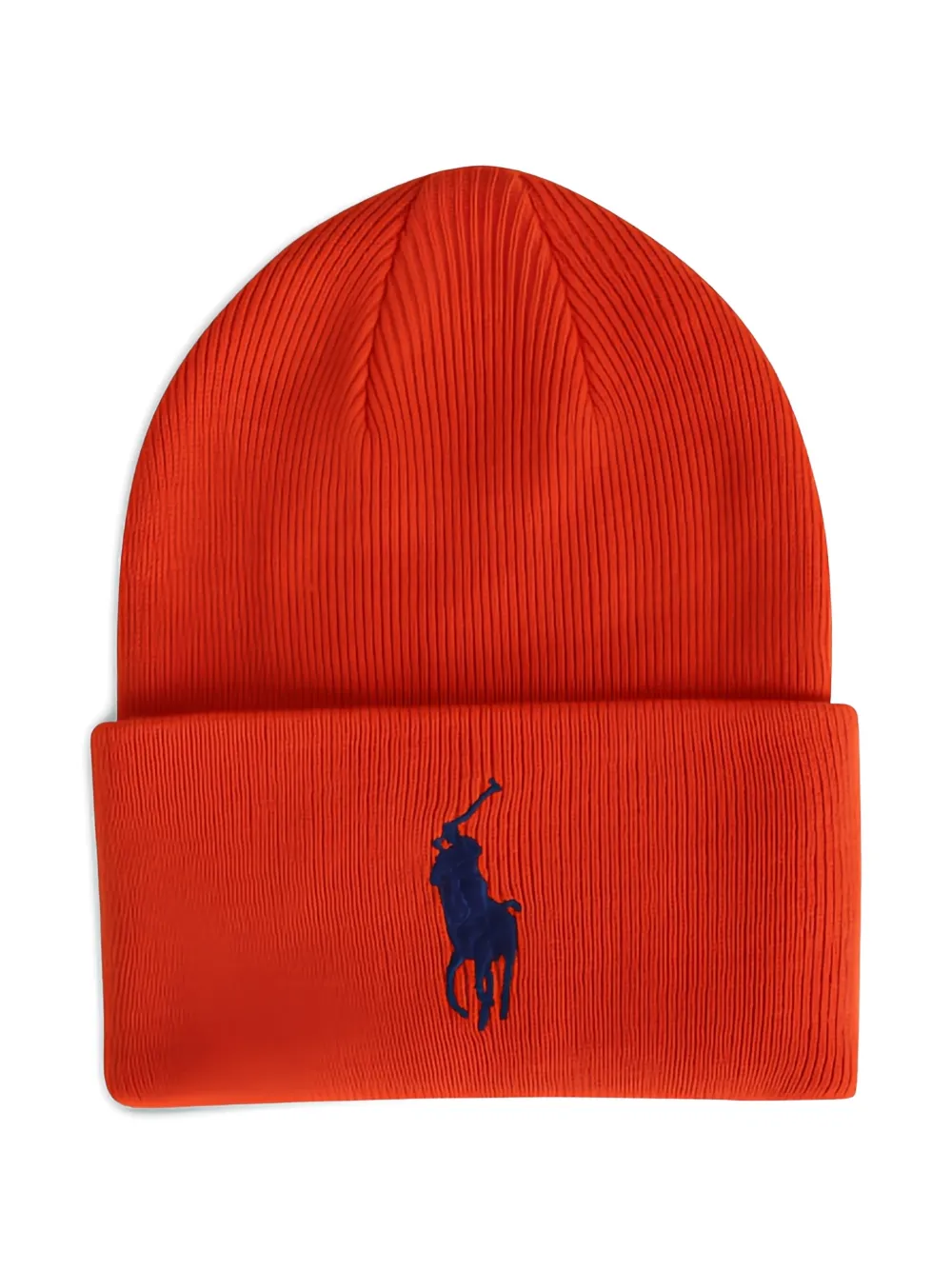 Polo Ralph Lauren Big Pony cuff beanie hat - Arancione