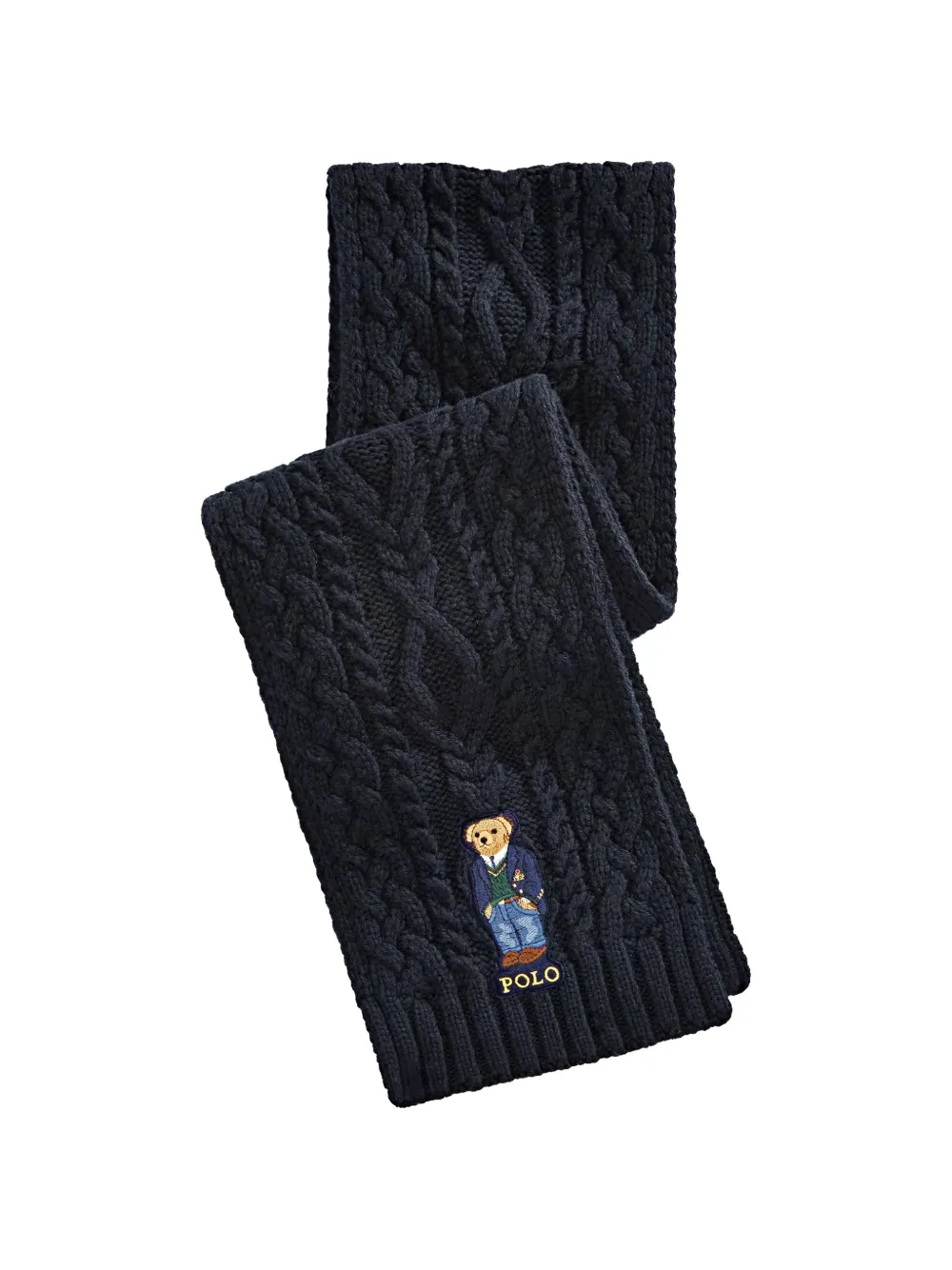 Polo Ralph Lauren Aran St. Andrew Polo Bear sjaal Blauw