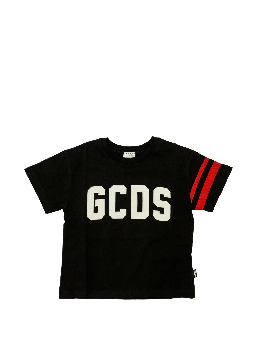 Gcds Kids logo T-shirt - Nero