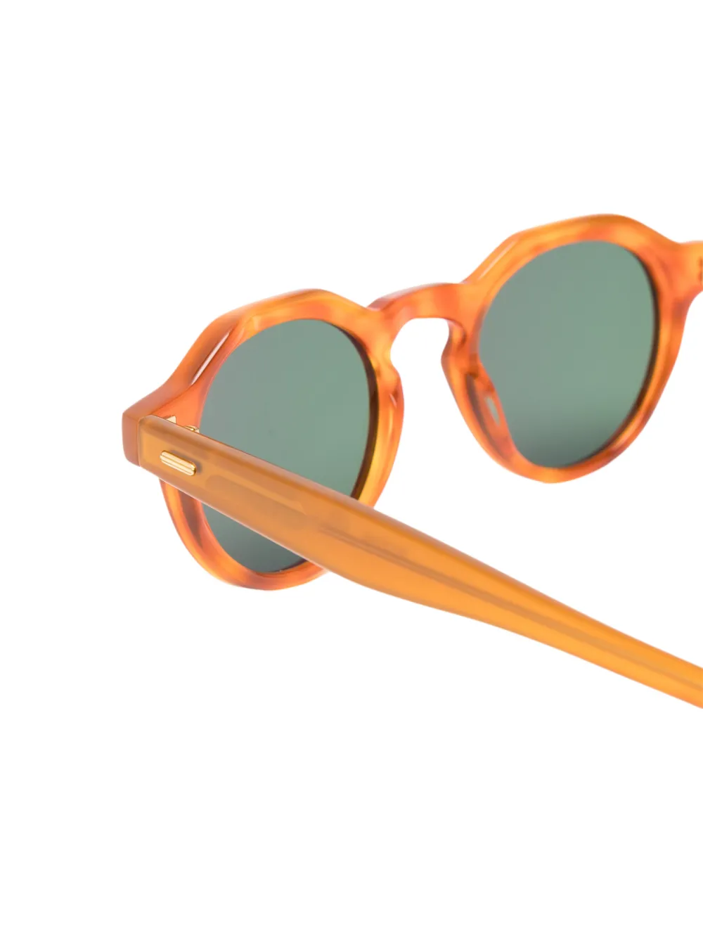 GIGI STUDIOS James zonnebril met rond montuur Oranje