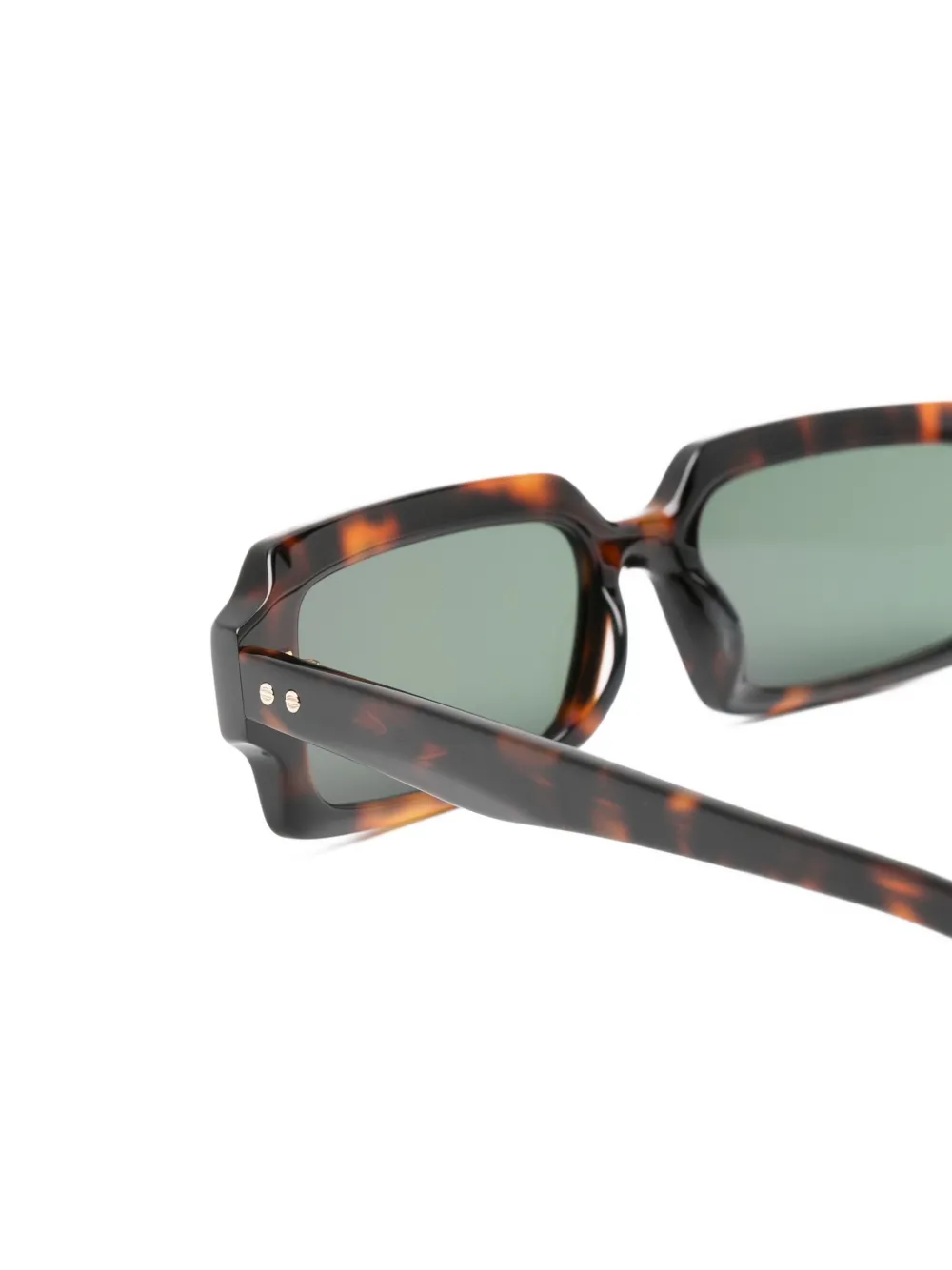  Gigi Studios Gafas De Sol Amber Con Montura Rectangular - Marrón 