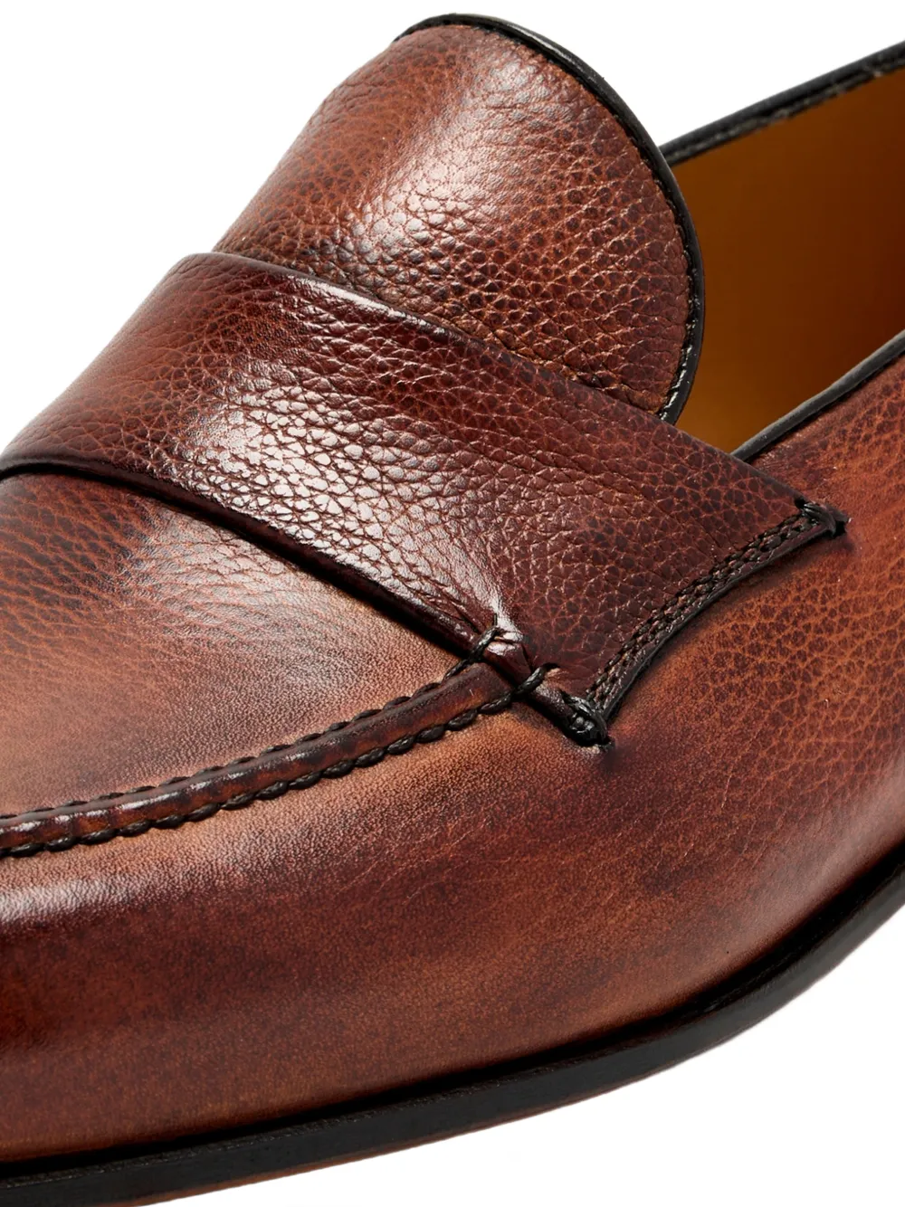 Bontoni Loafers met bewerkt vlak Bruin