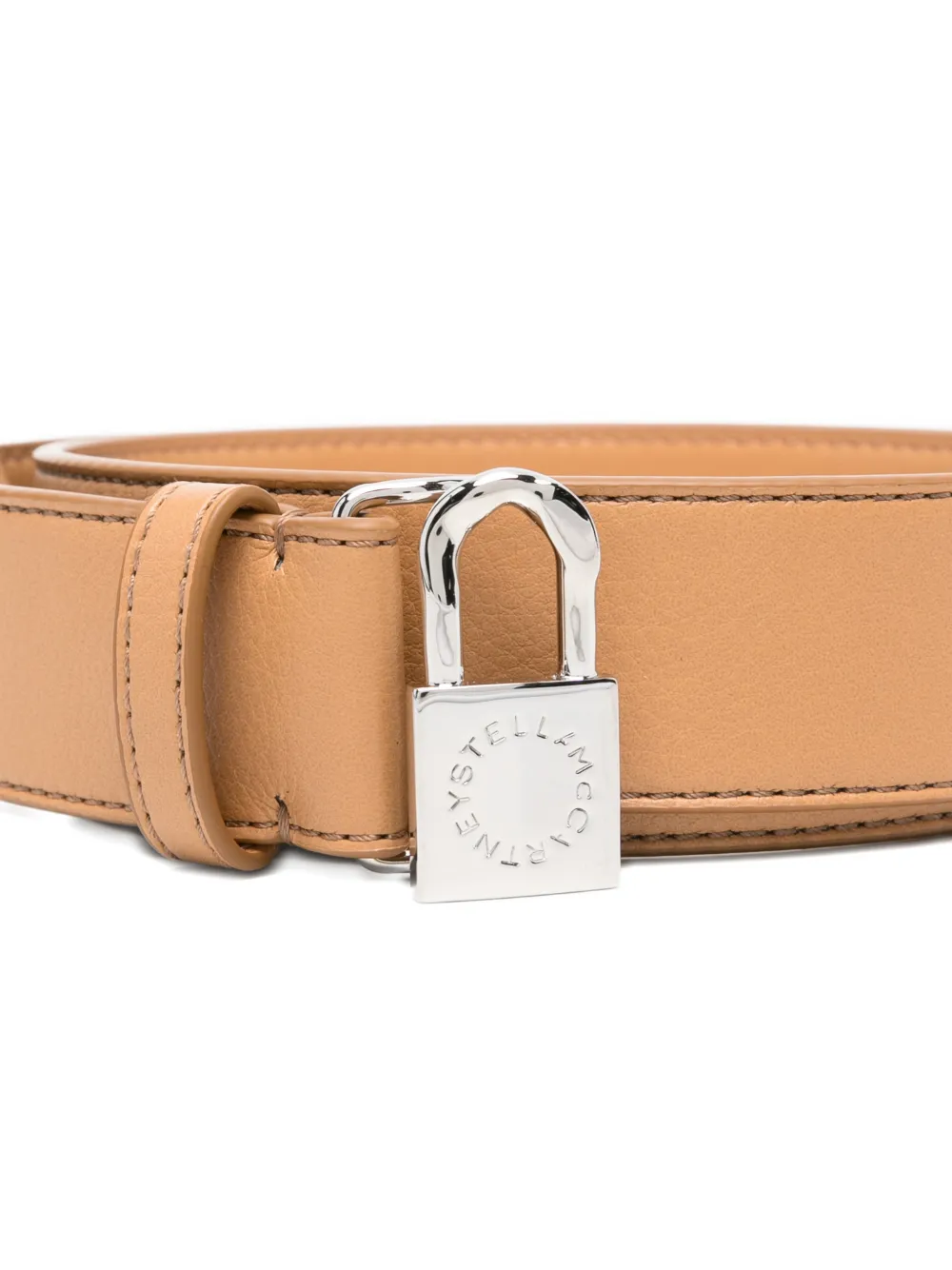  Stella Mccartney Ryder Padlock Belt - Neutrals 