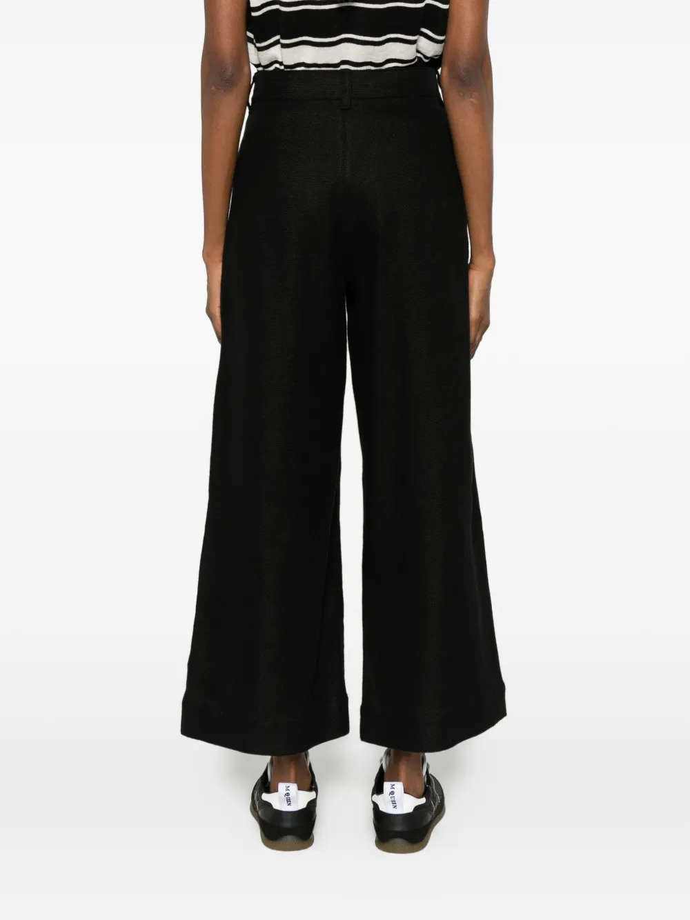 'S Max Mara Broek met wijde pijpen Zwart