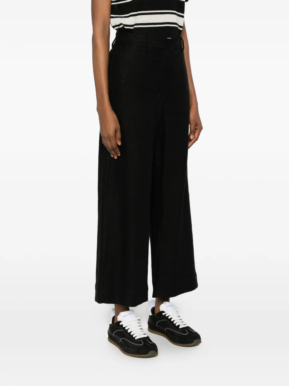 'S Max Mara Broek met wijde pijpen Zwart