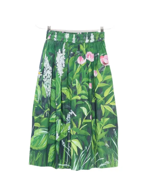 TALKING WALLS Juju Liane floral midi skirt