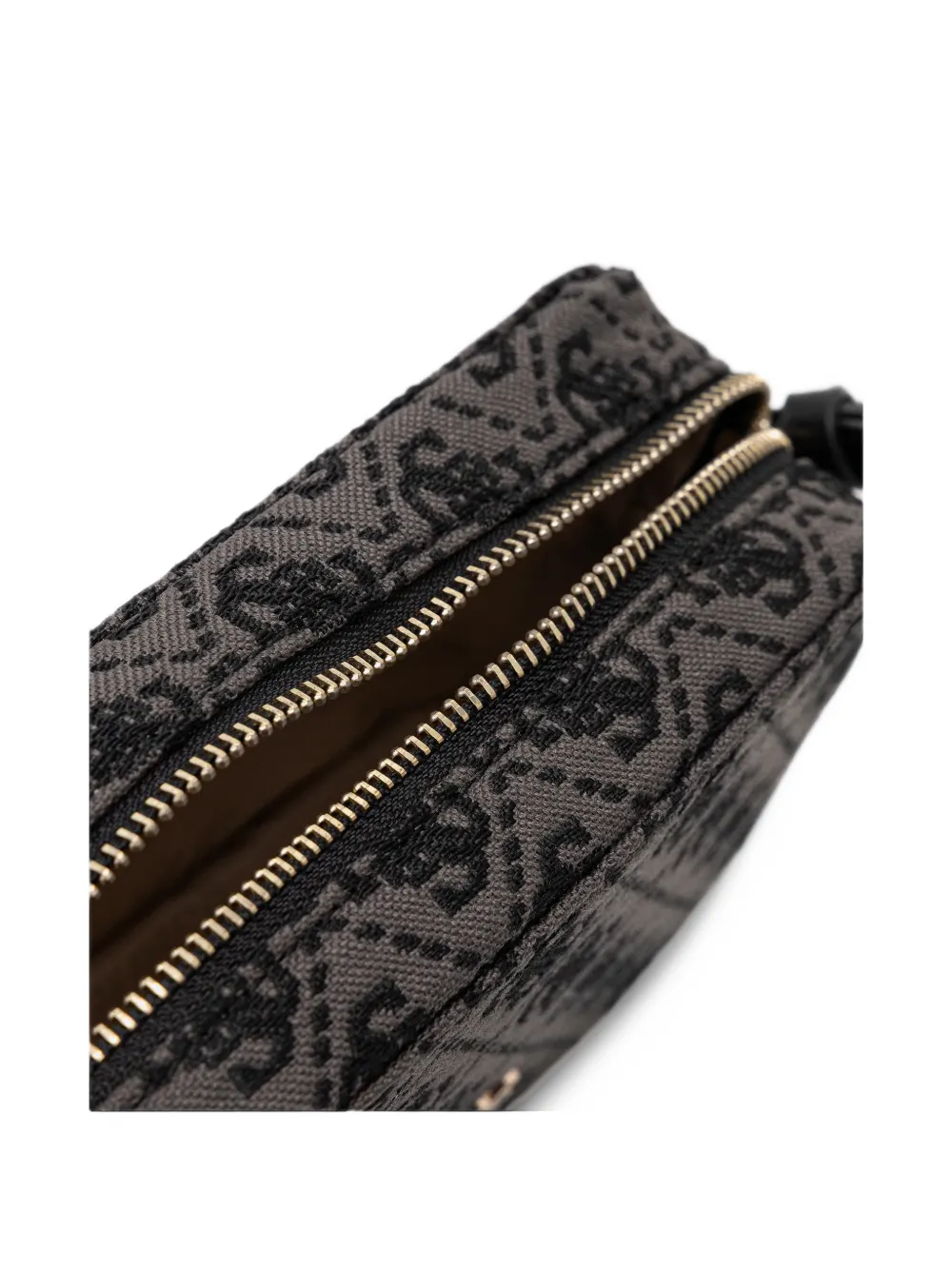 guess kids logo-print camera bag Grijs