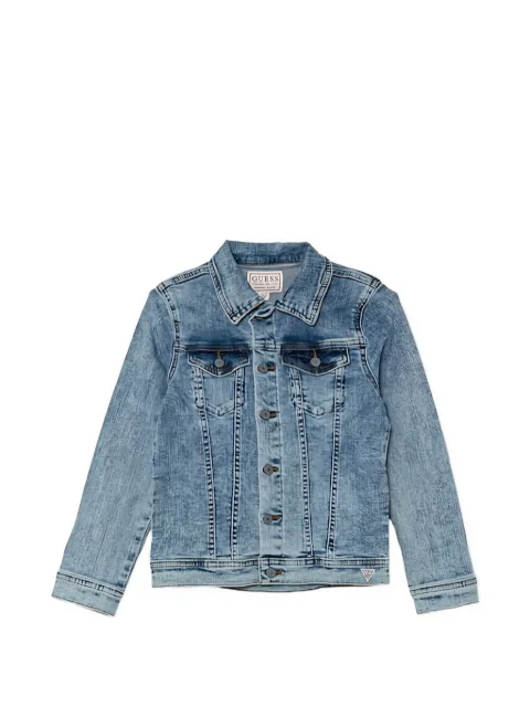 guess kids buttoned denim jacket