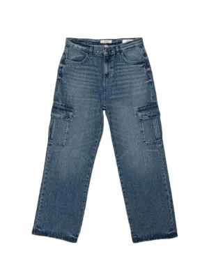 Guess Kids デニム カーゴパンツ | ブラック | FARFETCH JP