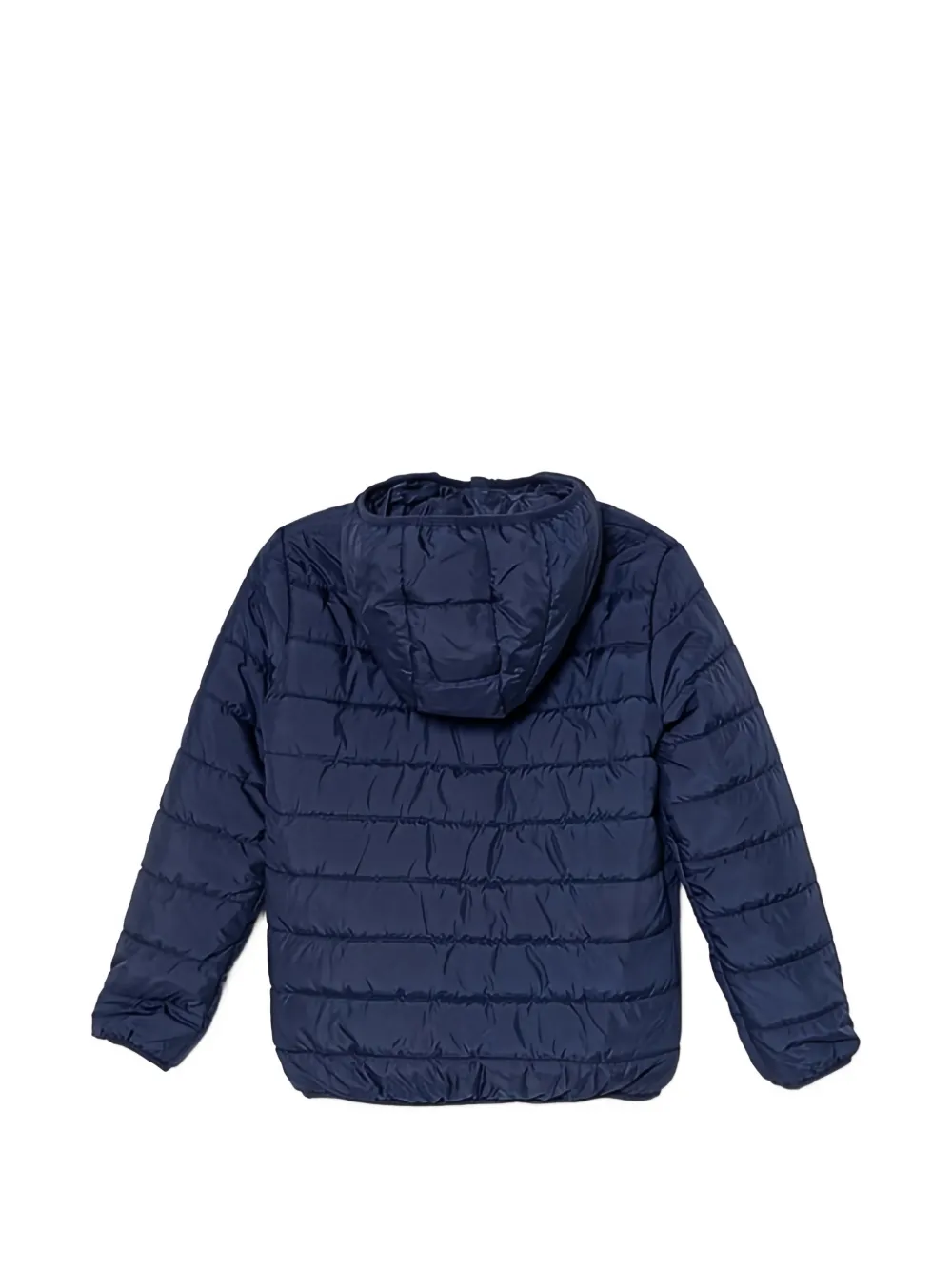 guess kids Gewatteerd jack met capuchon en patroon Blauw