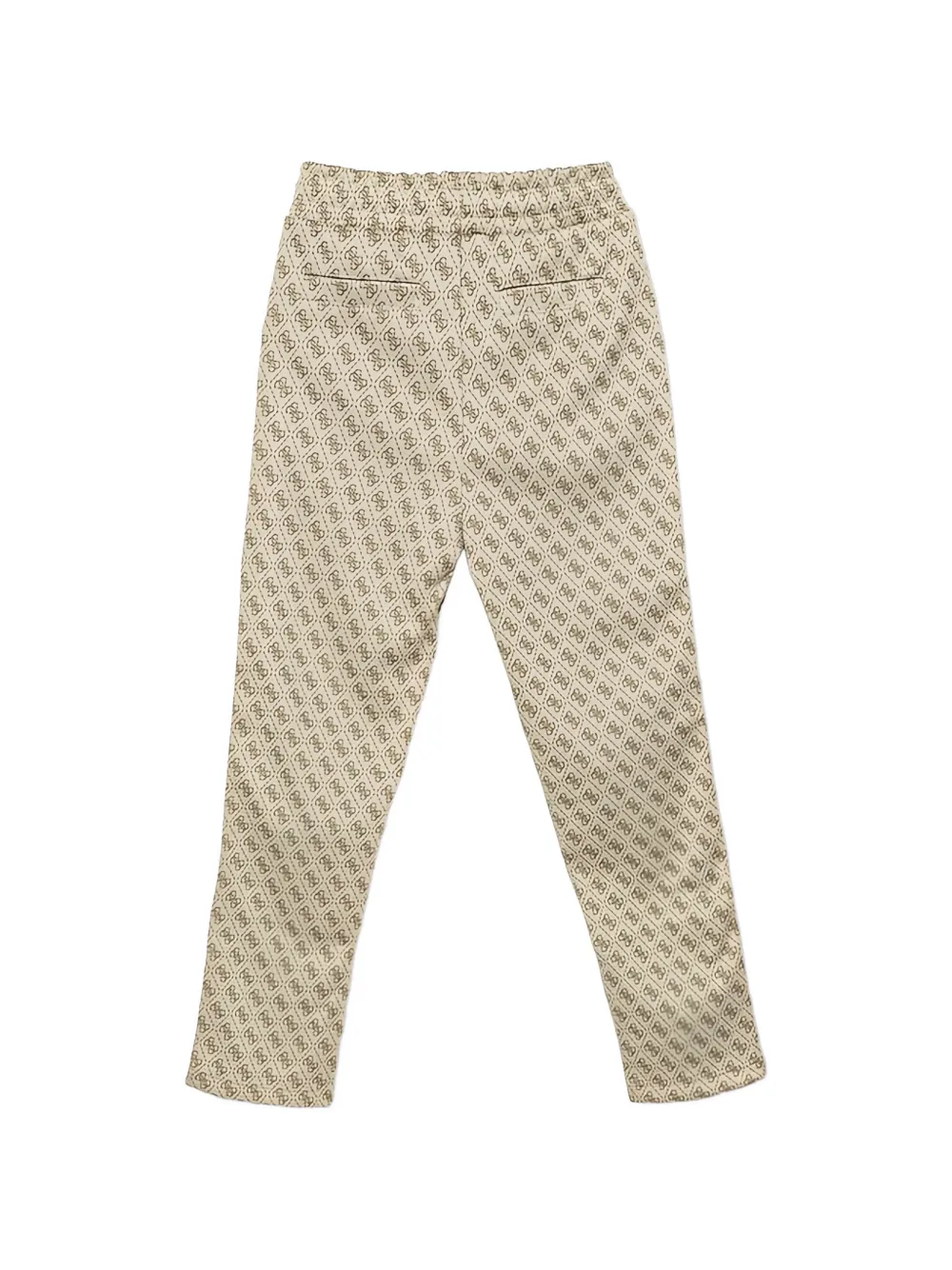 guess kids Trainingsbroek met monogram-print Beige