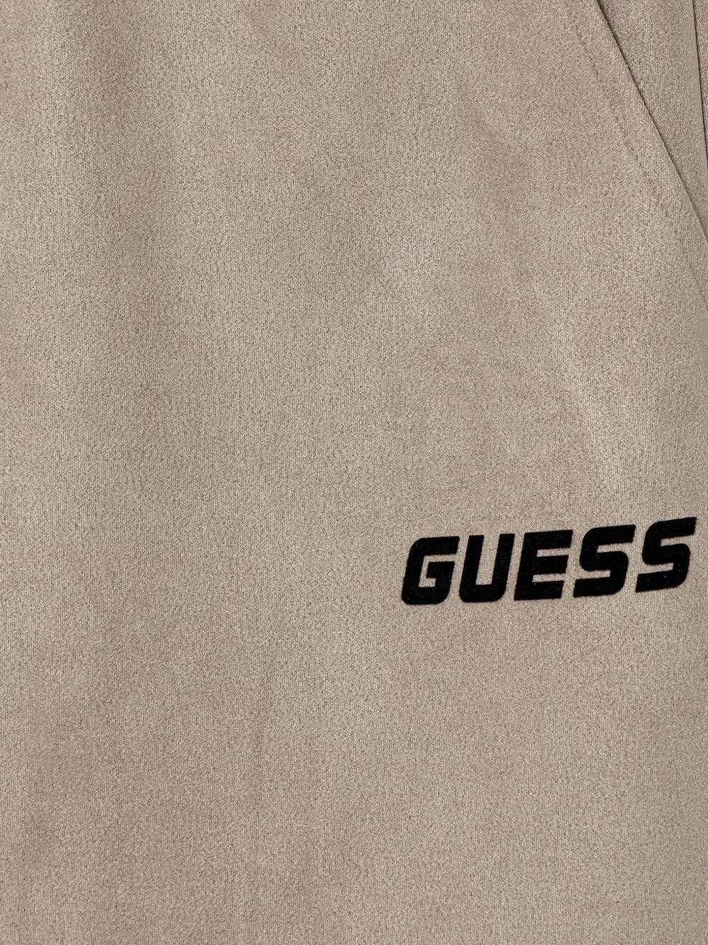 guess kids logo-print trousers Beige