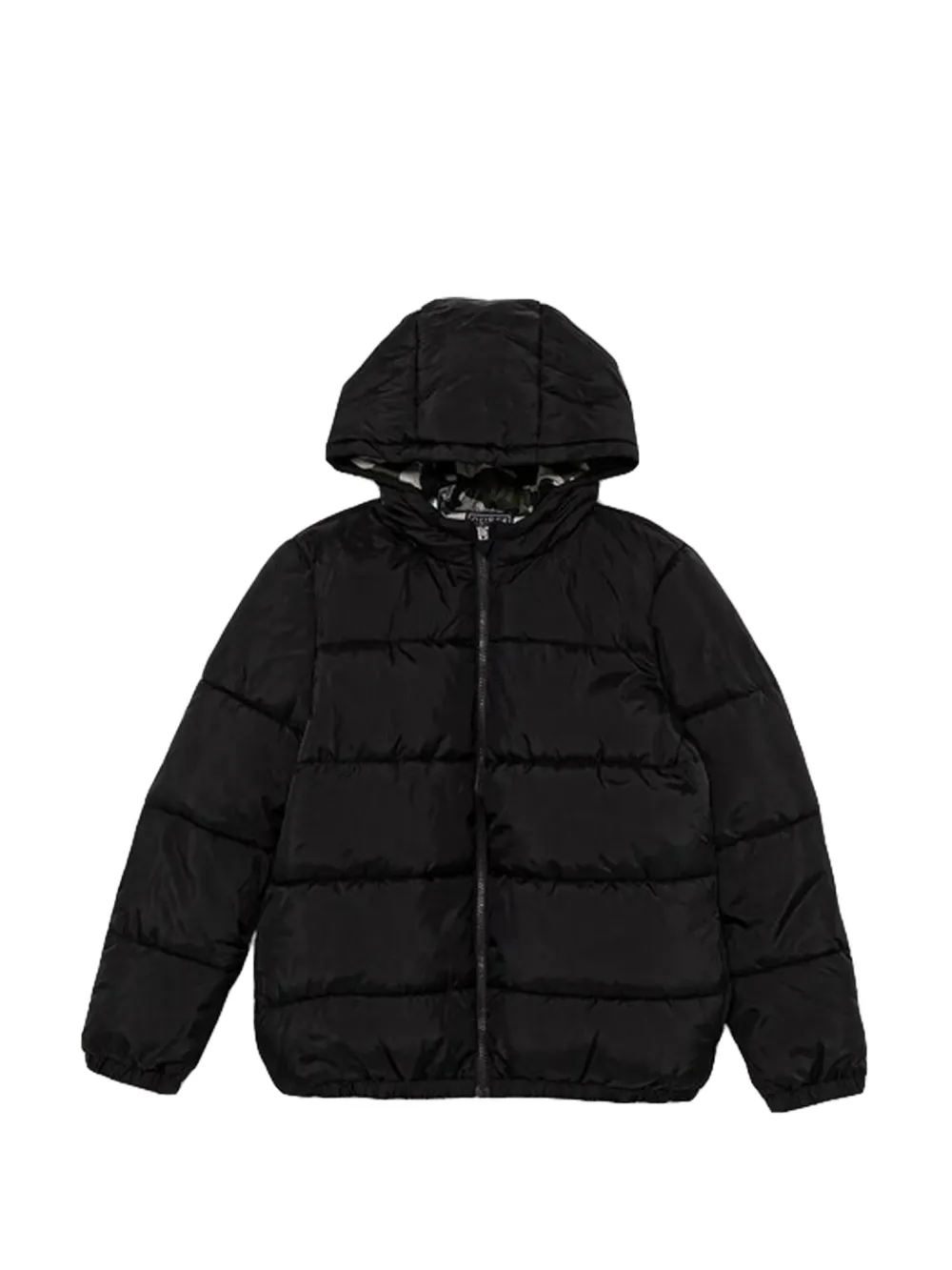 guess kids padded hooded jacket - Nero