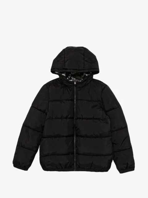 guess kids chamarra capitonada con capucha