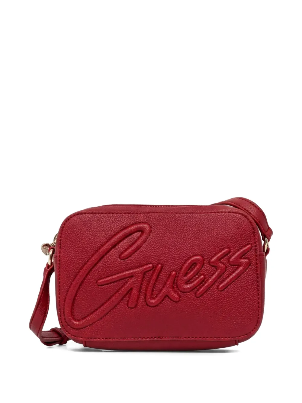 guess kids logo-embossed crossbody bag - Rosso