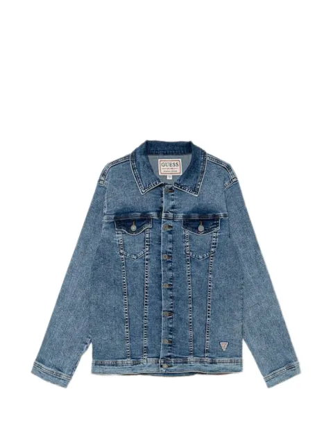 guess kids buttoned denim jacket