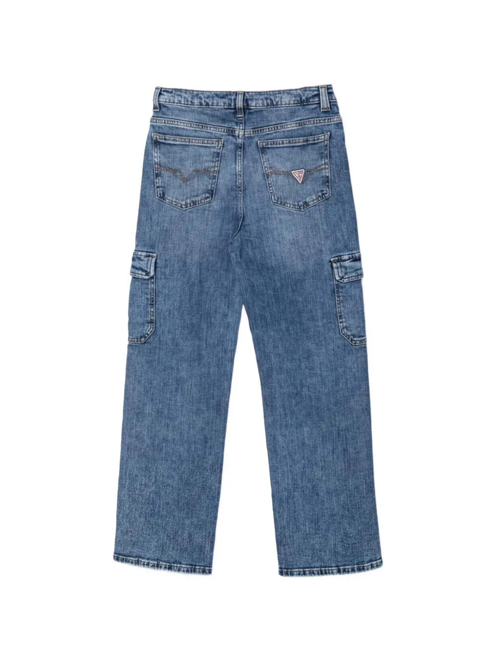 guess kids Jeans met cargo zak Blauw