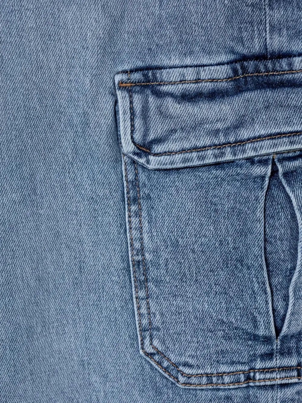 guess kids Jeans met cargo zak Blauw