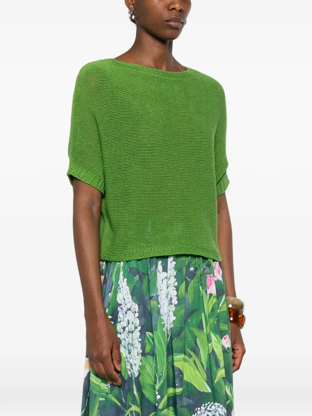  Talking Walls Juliette Knitted Sweater - Green 