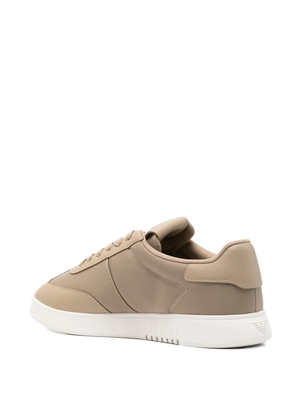 Emporio Armani Sneakers met logo Beige