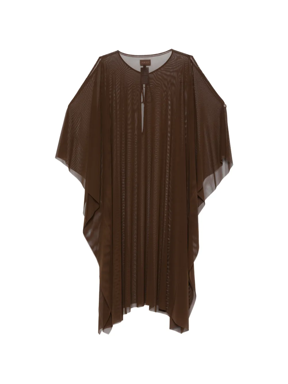 Fisico Midi-jurk met striksluiting Bruin