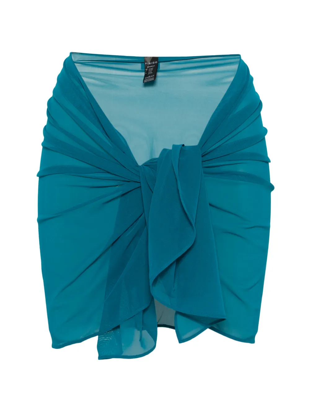 Fisico sheer-finish pareo - Blau