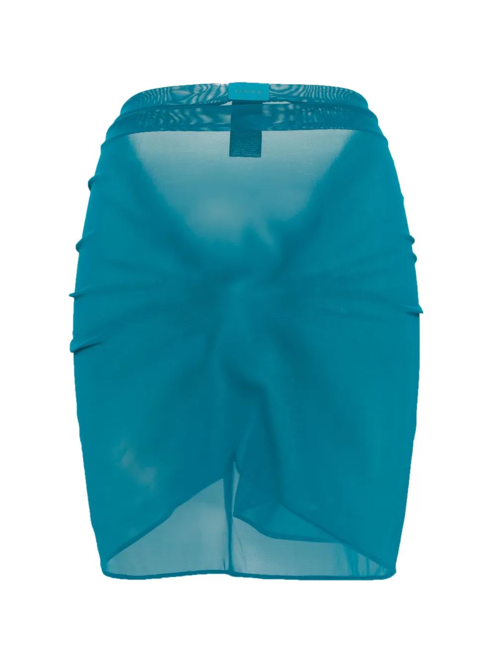 Fisico Pareo met doorzichtige afwerking Blauw
