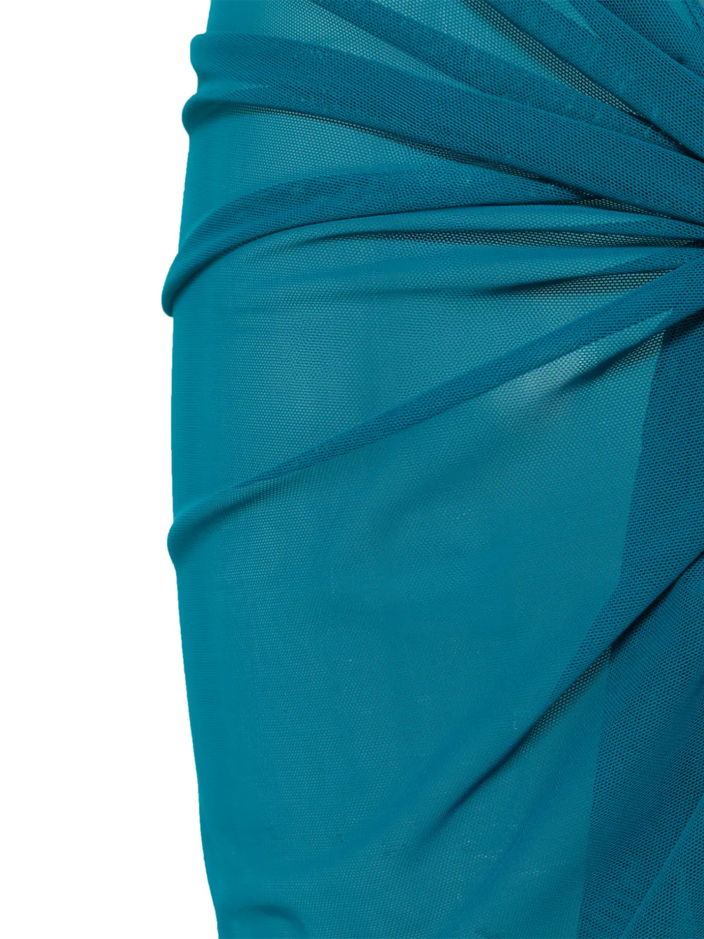Fisico Pareo met doorzichtige afwerking Blauw