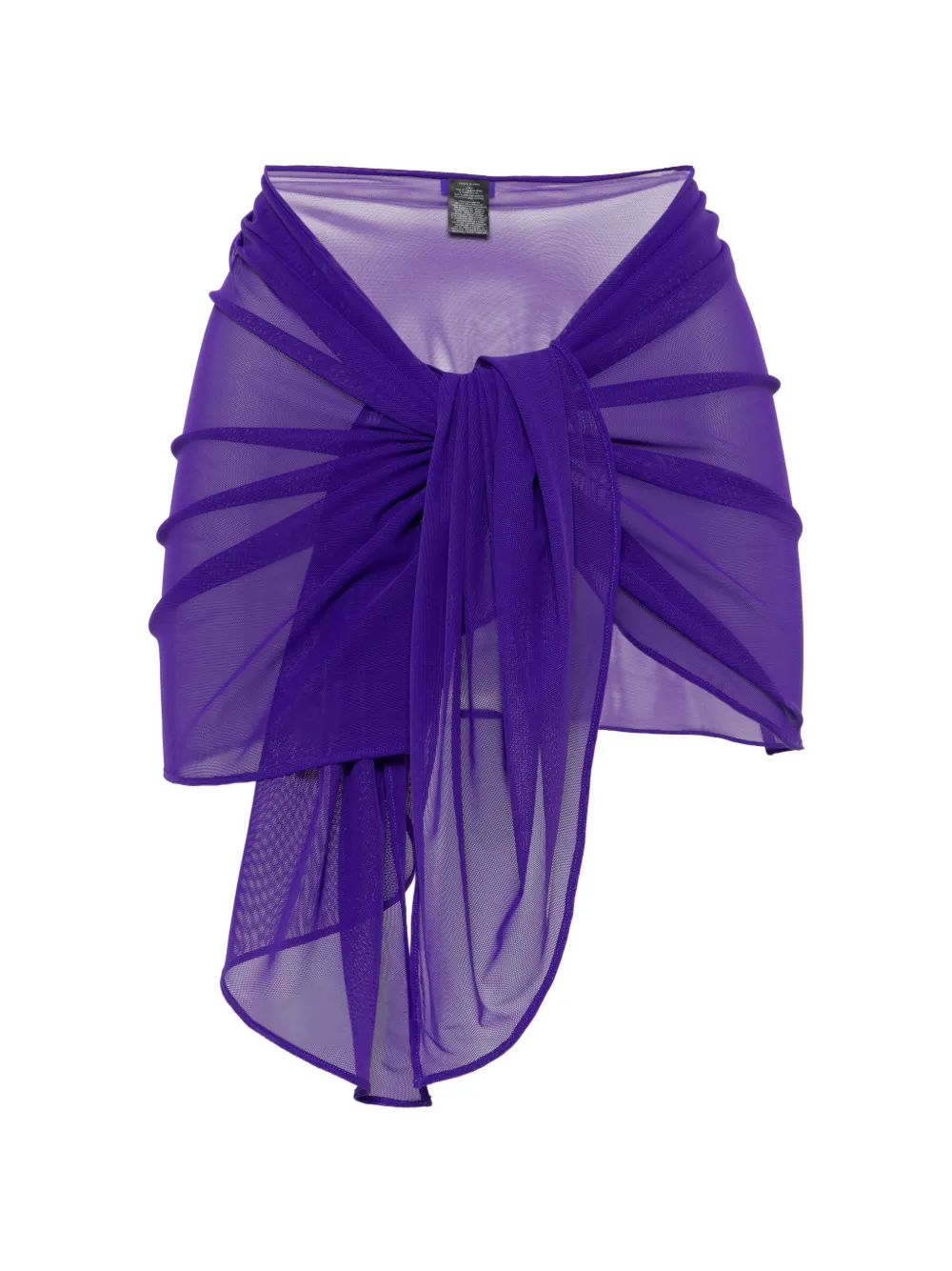 Fisico sheer-finish pareo | Purple | Image 1