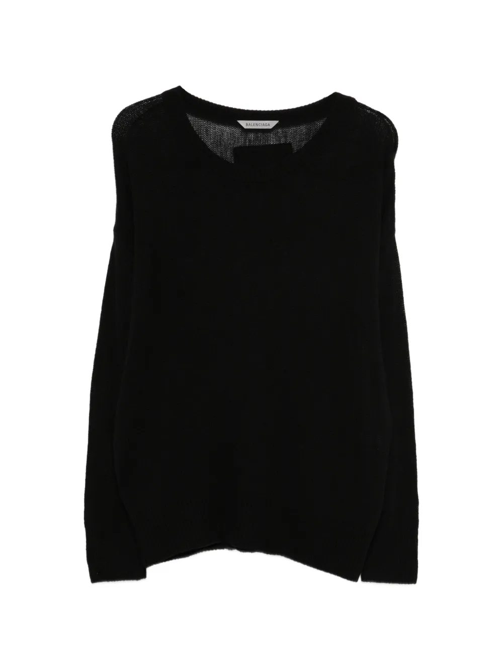 Balenciaga relaxed-fit sweater - Black